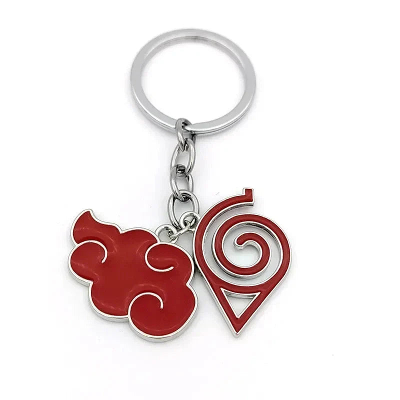 Naruto Shippuden Keychains Toy Kunai Shuriken Konoha Anime Key Chains Accessories Gift