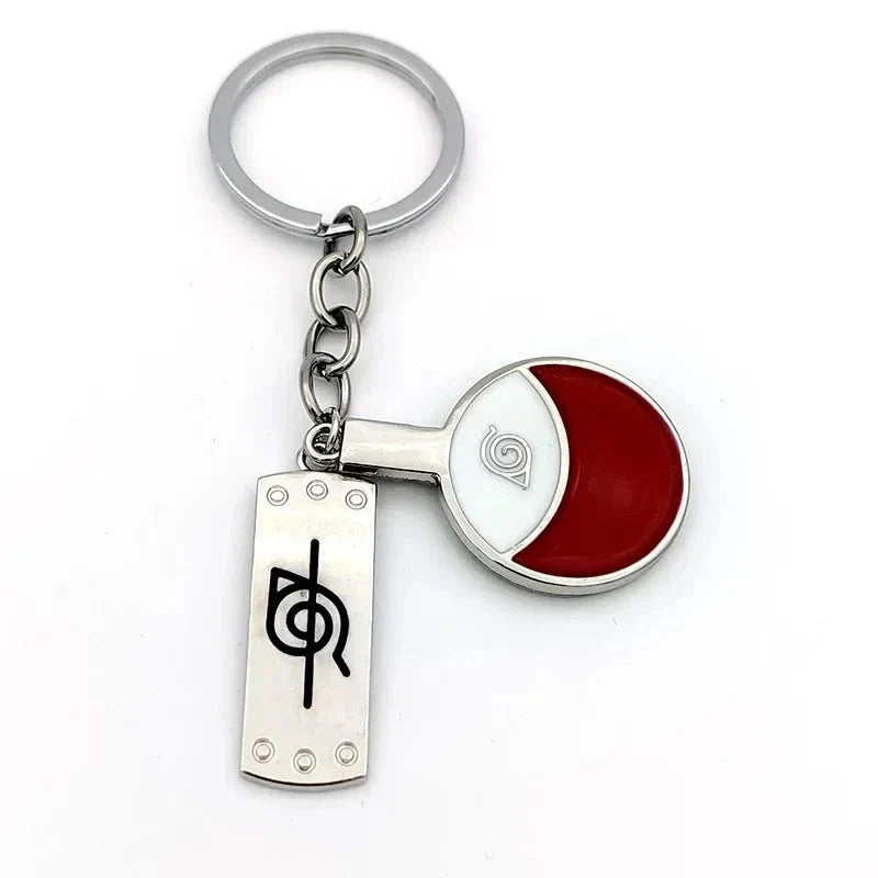 Naruto Shippuden Keychains Toy Kunai Shuriken Konoha Anime Key Chains Accessories Gift