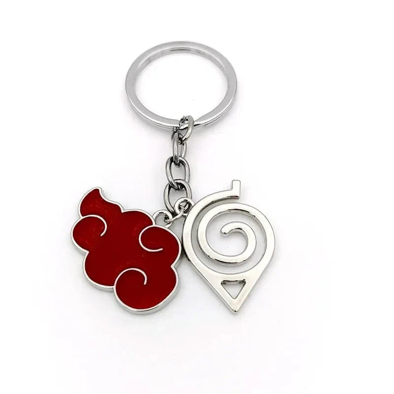 Naruto Shippuden Keychains Toy Kunai Shuriken Konoha Anime Key Chains Accessories Gift