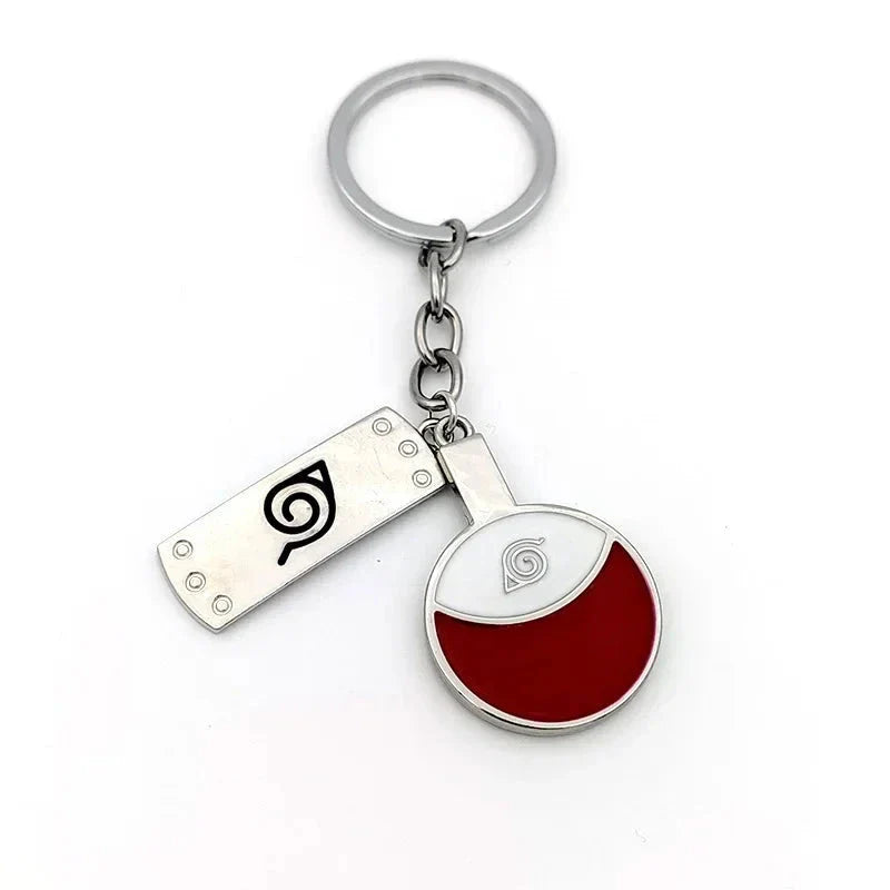 Naruto Shippuden Keychains Toy Kunai Shuriken Konoha Anime Key Chains Accessories Gift