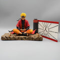 Naruto Uzumaki Sage Mode Anime Figure, Senjutsu Chakra Meditate Figurines 15cm/6in