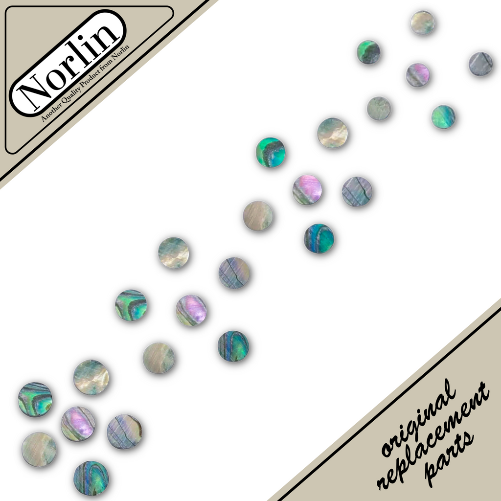 Abalone Side Position Dots & Inlays for Guitar (10-Pack)