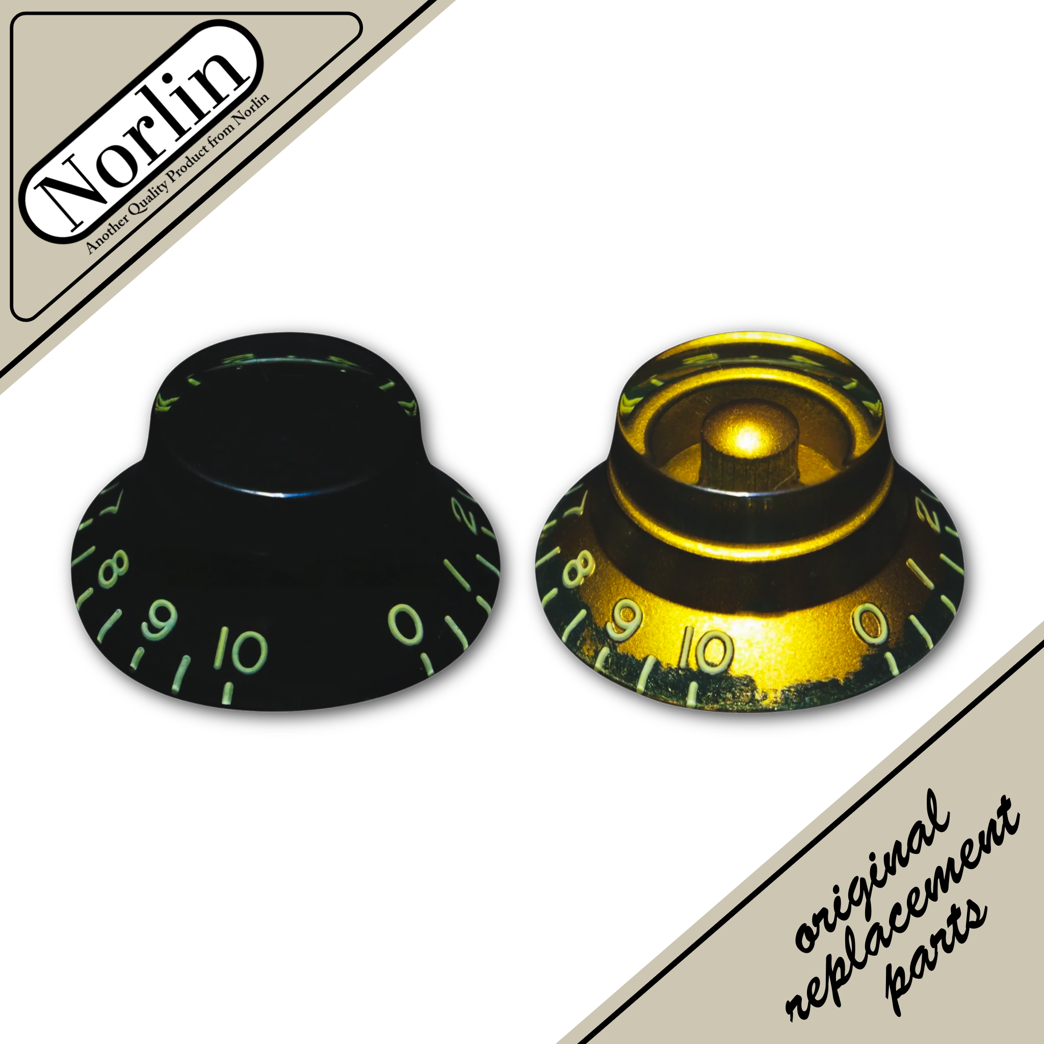 Embossed Aged Relic Bell Knob for Gibson® Guitars