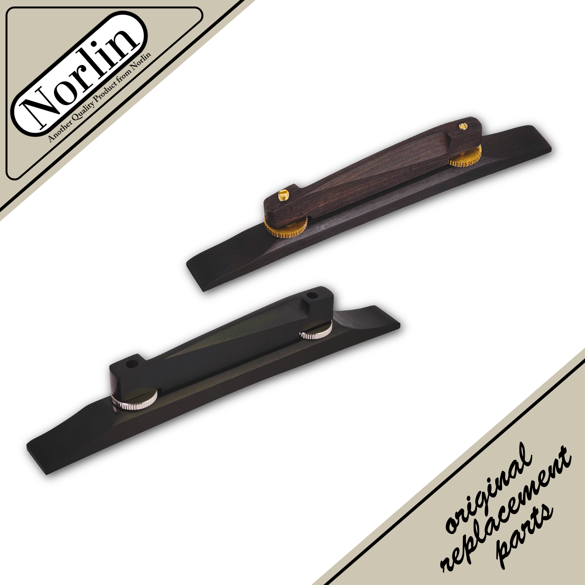 Archtop Slanted Ebony Bridge for Gibson® & Epiphone® Guitars