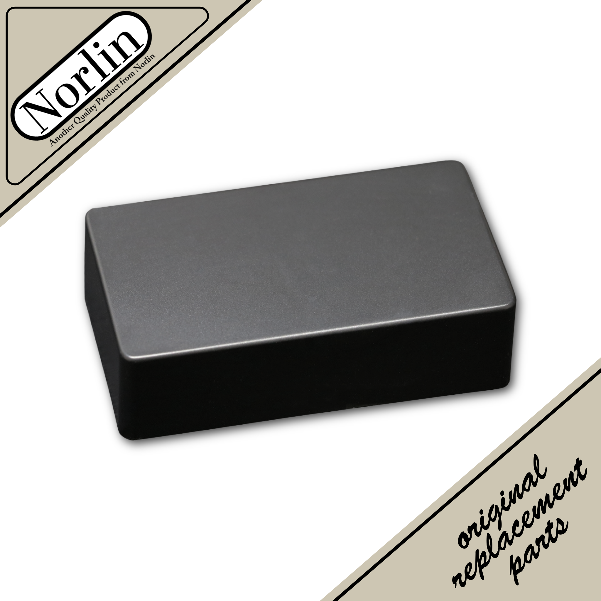 Plastic Humbucker Pickup Cover w/ No Holes for Gibson® & EMG®