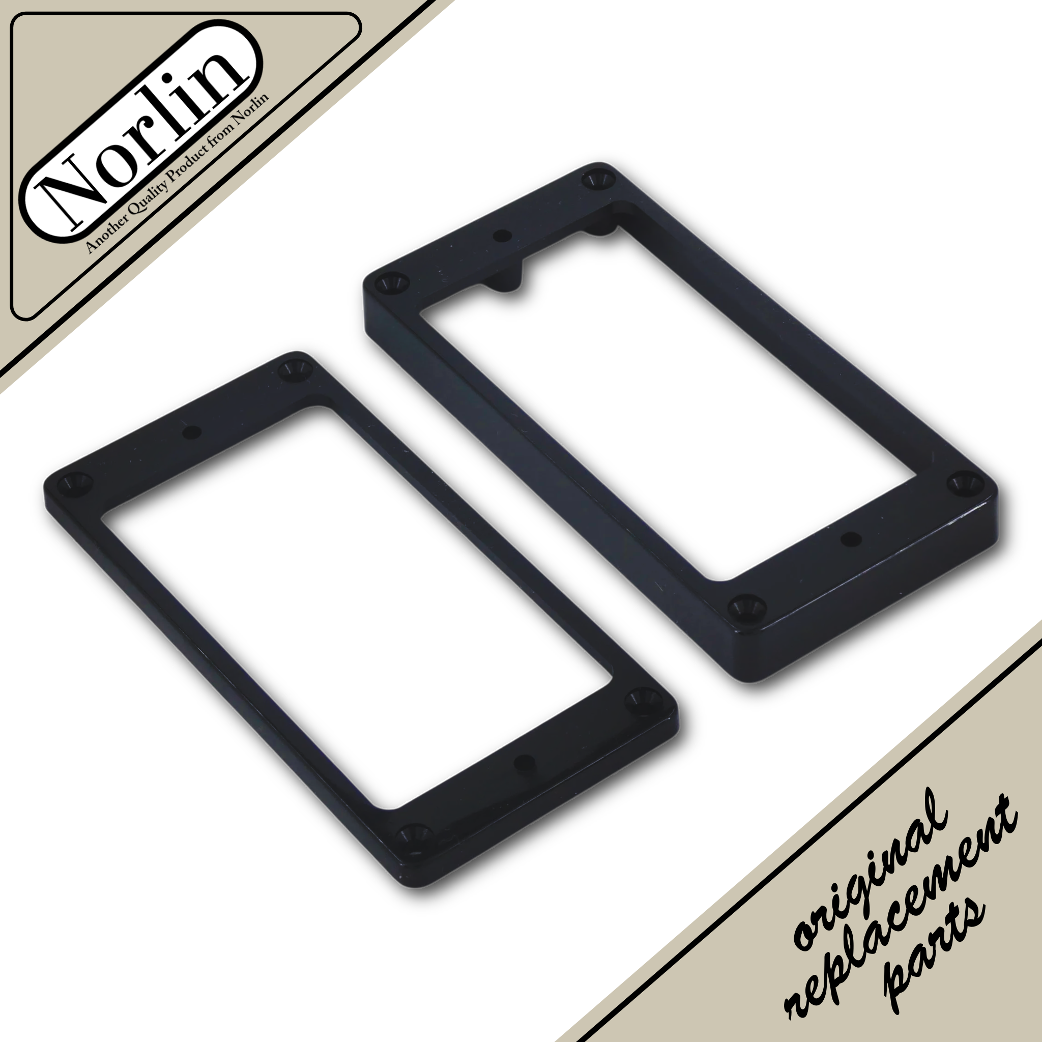 Humbucker Pickup Tapered Mounting Ring (Black) for Gibson® Guitars