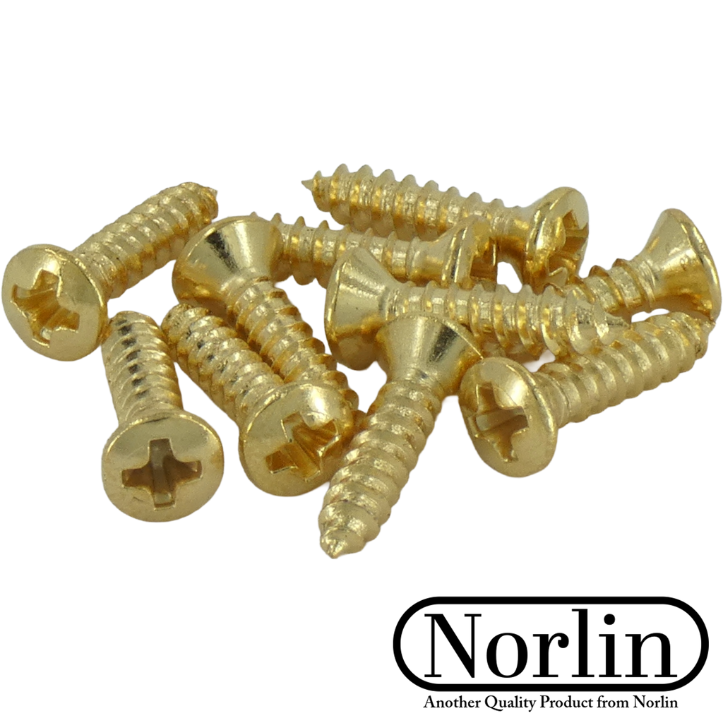 Large Pickguard Screws for Fender® & Squire® Guitars (10-Pack)