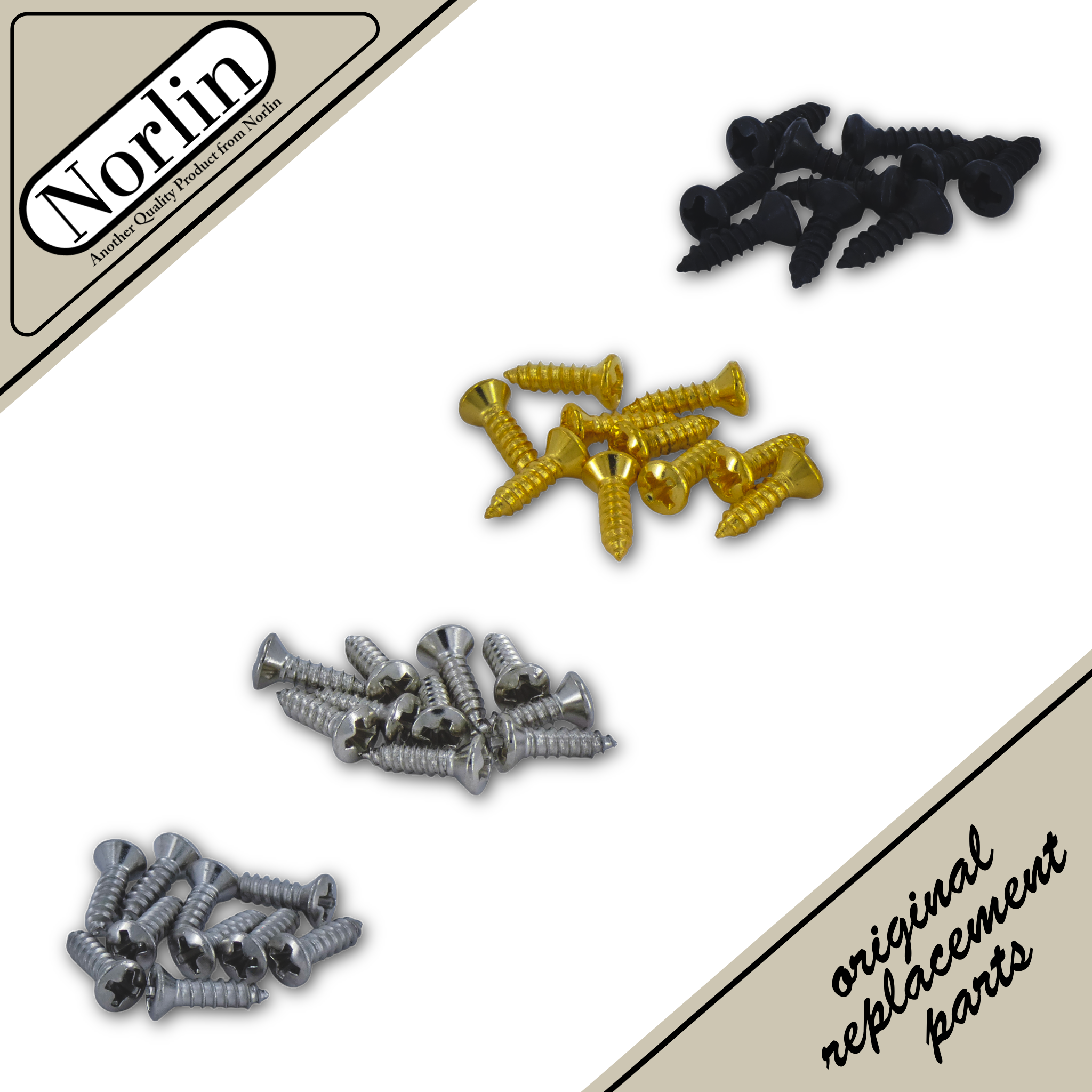 Small Pickguard Screws for Gibson® & Epiphone® Guitars (10-Pack)