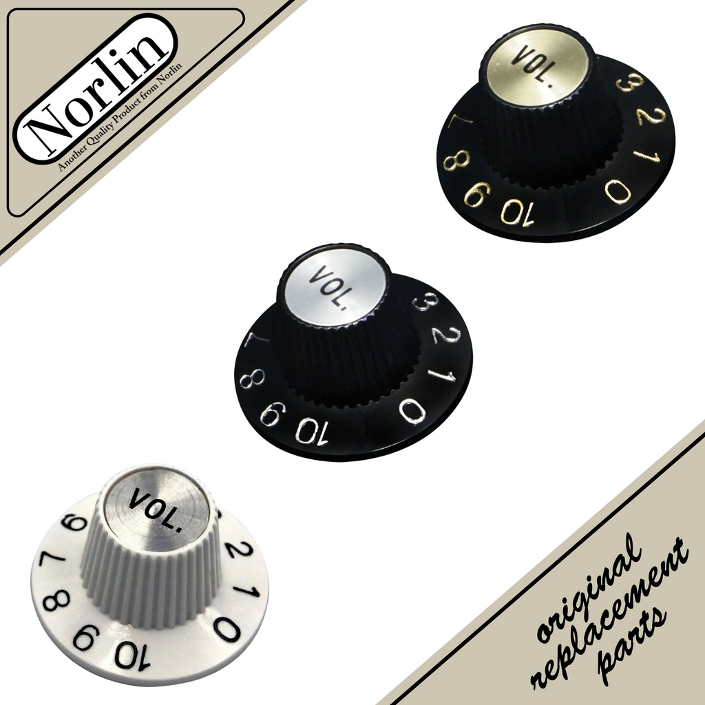 Embossed Witch Hat Volume Knob for Gibson® Guitars