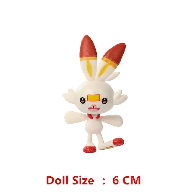 Pokemon Anime Figures Pikachu Mewtwo Charmander Blastoise Gurado Pet Action Model Toy Gifts 4-13 CM