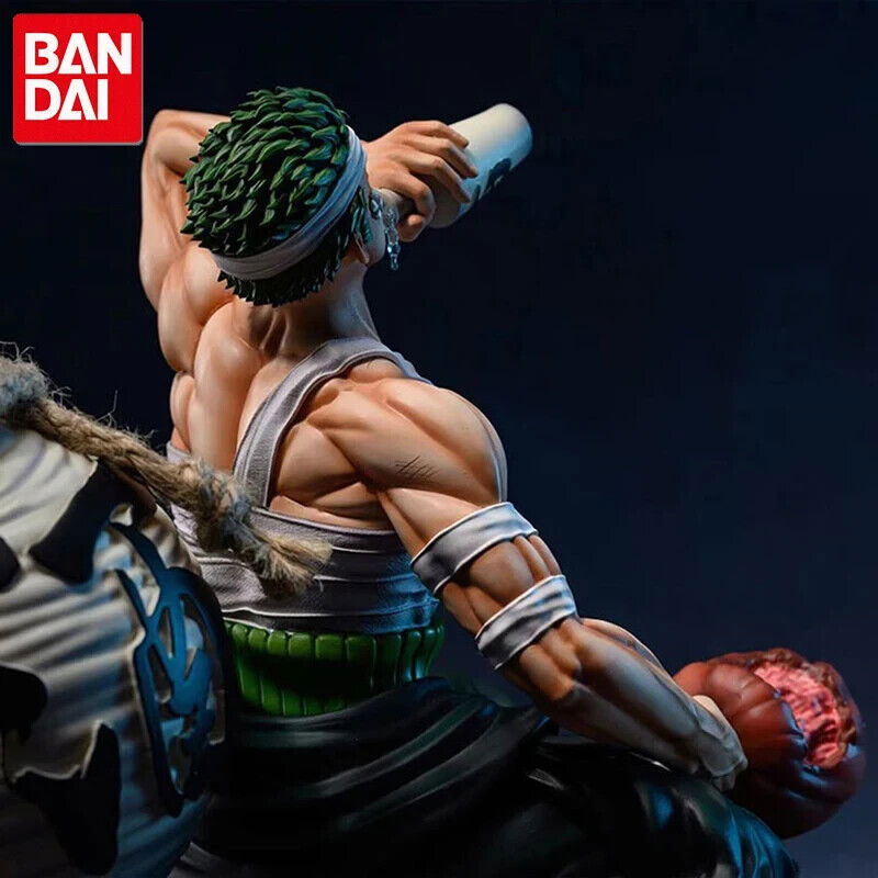 Roronoa Zoro Figure, Post Timeskip Injured Drunking Figurine, Anime Gifts 6 in