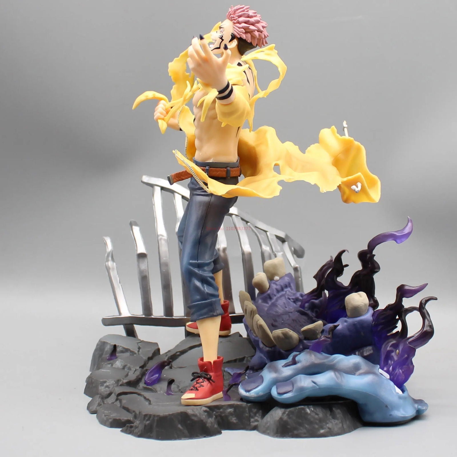 Ryomen Sukuna Anime Figure, Jujutsu Kaisen JJK Action Figurines Statue Collection 25 cm