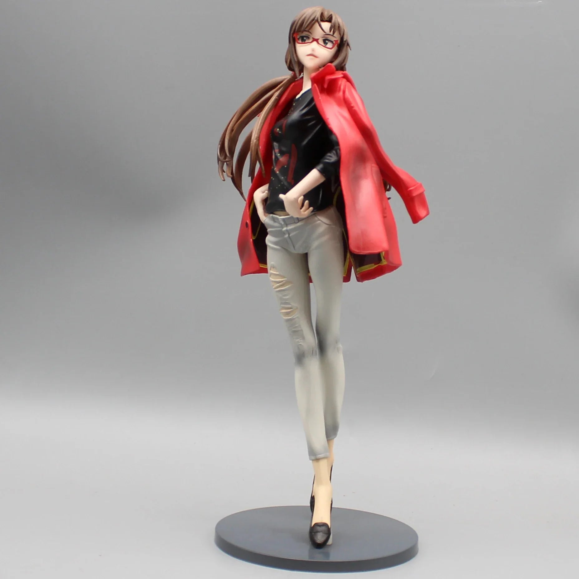 Mari Illustrious Makinami Anime Figure, EVANGELION Action Figurines Fashion Dress Up 25 CM