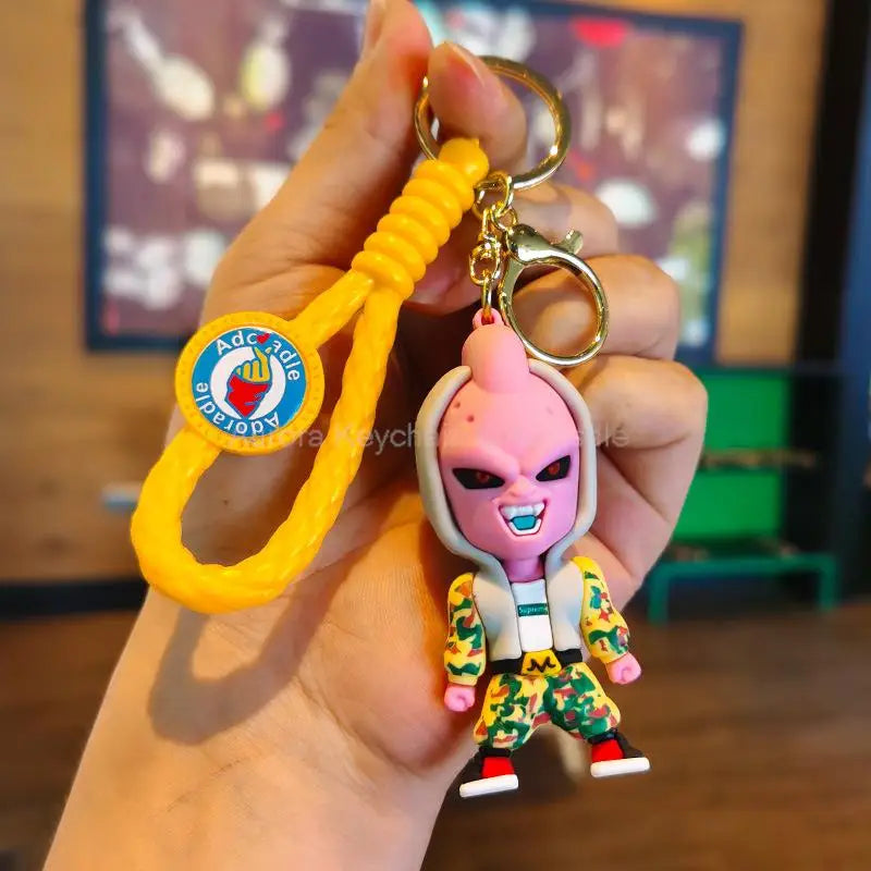 Dragon Ball Z Key Chains Anime Series Car Pendant Keyring Kids Accessories Gifts