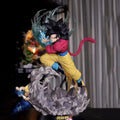 Goku SSJ4 Kamehameha Wave Anime Figure, Dragon Ball Figure GT Super Saiyan 4 Son Goku PVC Statue 38 cm