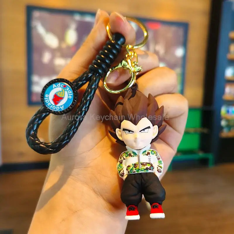 Dragon Ball Z Key Chains Anime Series Car Pendant Keyring Kids Accessories Gifts