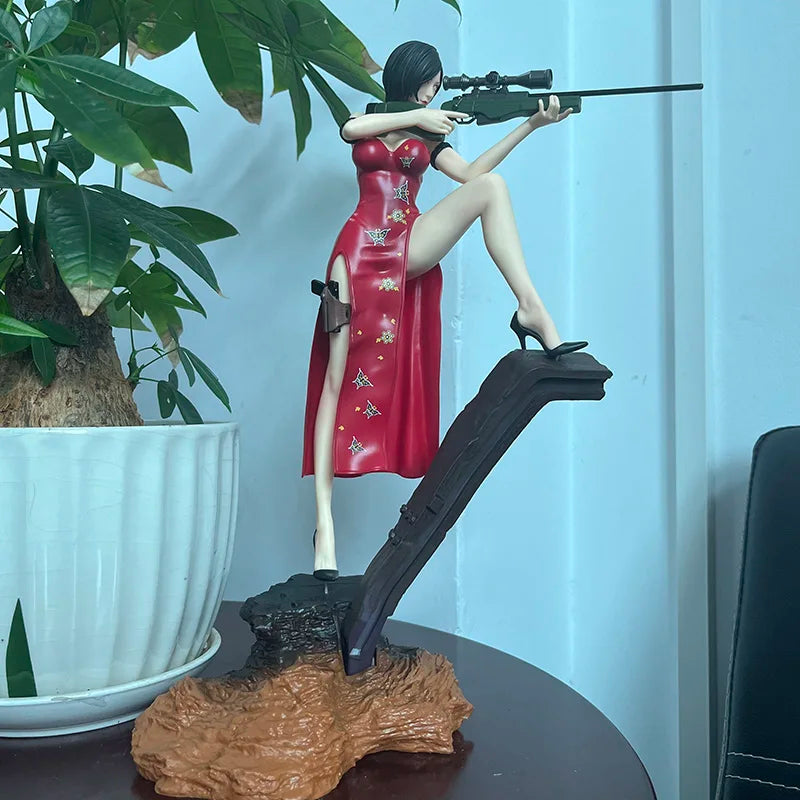 Ada Wong, Jill Valentine, Leon Scott Kennedy Figure, Resident Evil Anime Gaming Figurines 13 in