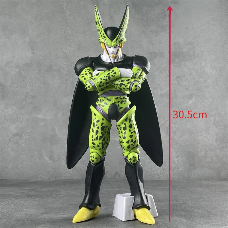 Perfect Cell Standing Pose Anime Figure, Dragon Ball Z Action Figurines PVC Statues 30CM
