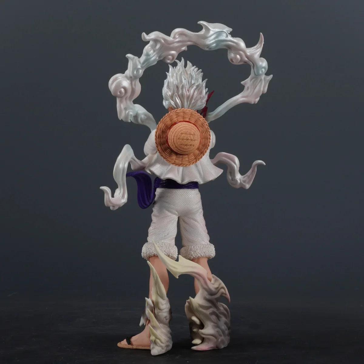 Gear 5 Monkey D. Luffy Anime Figure, One Piece Figure Nika Luffy Action Figurine PVC Statue 25 CM