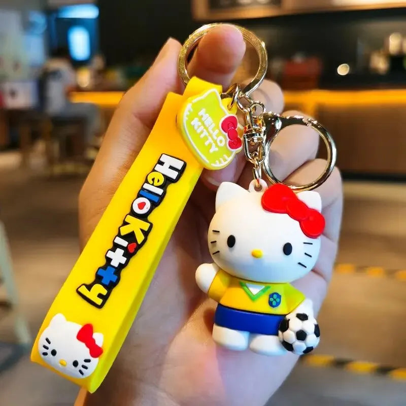 Sanrio Hello Kitty Key Chains, Kawaii Anime Cartoon Cinnamoroll Car Keychains Backpack Ornaments