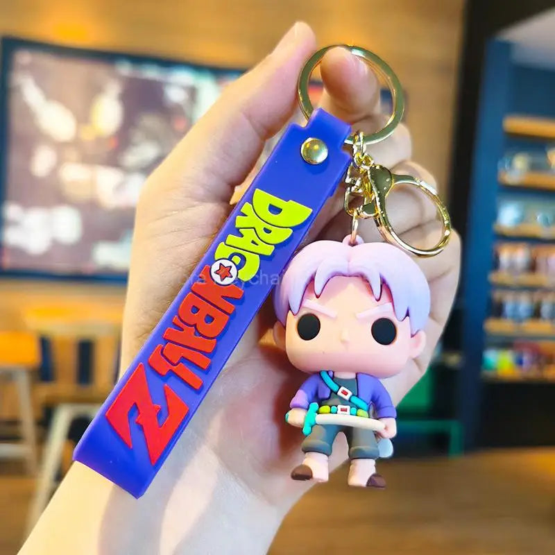 Dragon Ball Z Key Chains Anime Series Car Pendant Keyring Kids Accessories Gifts