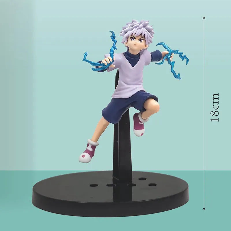 6 PCS Hunter X Hunter Figurines, Chrollo Killua Gon Hisoka Kurapika Illumi Action Figure PVC Statue