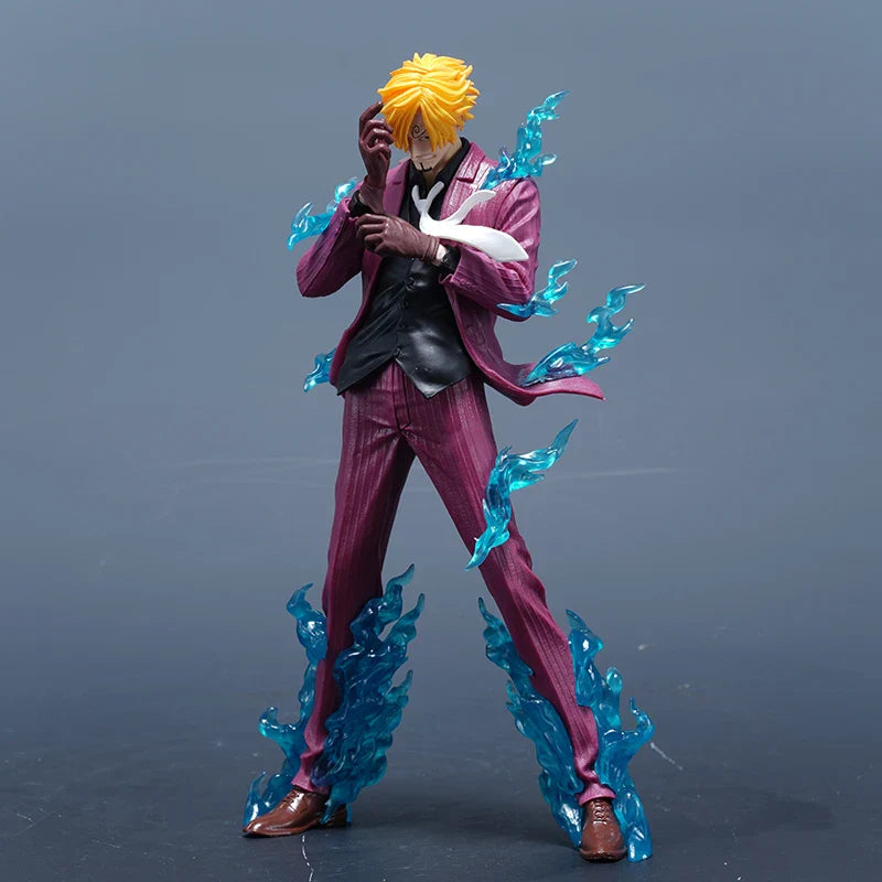 Sanji Vinsmoke Anime Figurine, One Piece Action Figure PVC Statue 24 CM