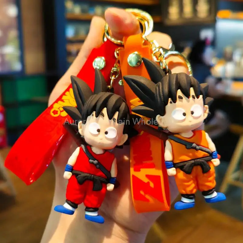 Dragon Ball Z Key Chains Anime Series Car Pendant Keyring Kids Accessories Gifts