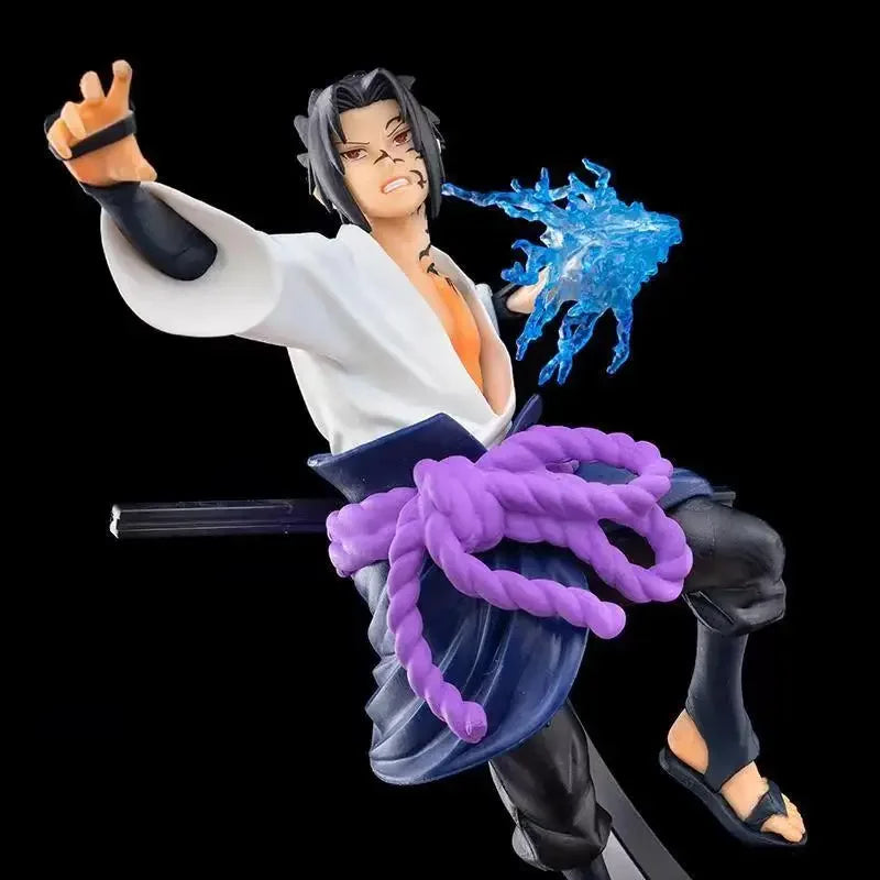 Cursed Sasuke Uchiha Chidori Anime Figure, Bandai Naruto Shippuden Action Figures 20 CM