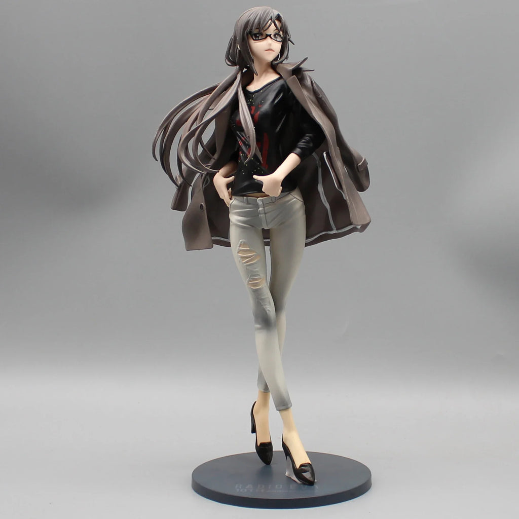 Mari Illustrious Makinami Anime Figure, EVANGELION Action Figurines Fashion Dress Up 25 CM