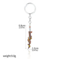 Demon Slayer Sword Keychains, Anime Kimetsu no Yaiba Tomioka Weapon Key Chains Accessories