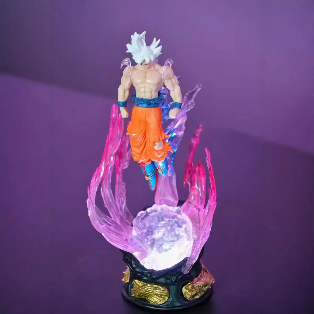 Son Goku Ultra Instinct Anime Figure, Super Saiyan Dragon Ball Anime Figurines 25cm