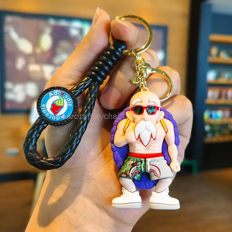 Dragon Ball Z Key Chains Anime Series Car Pendant Keyring Kids Accessories Gifts