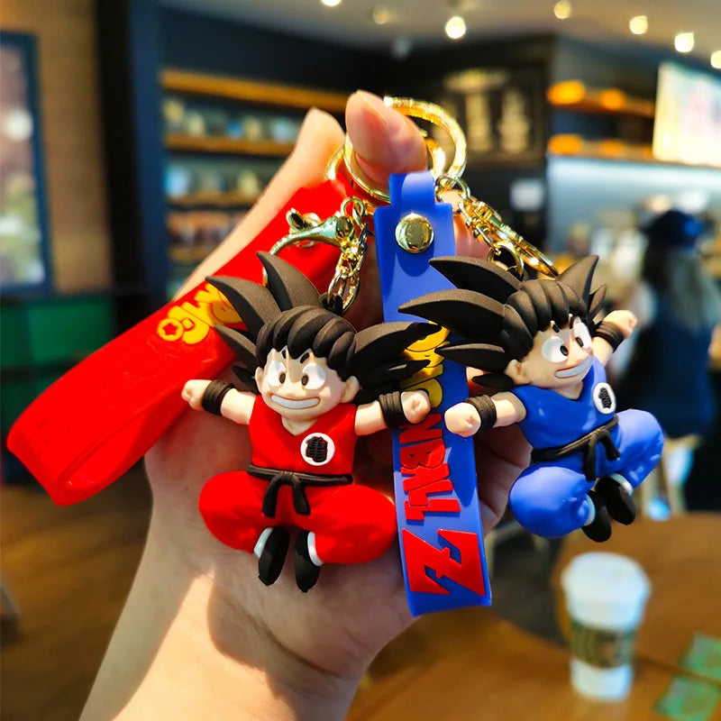 Dragon Ball Z Key Chains Anime Series Car Pendant Keyring Kids Accessories Gifts