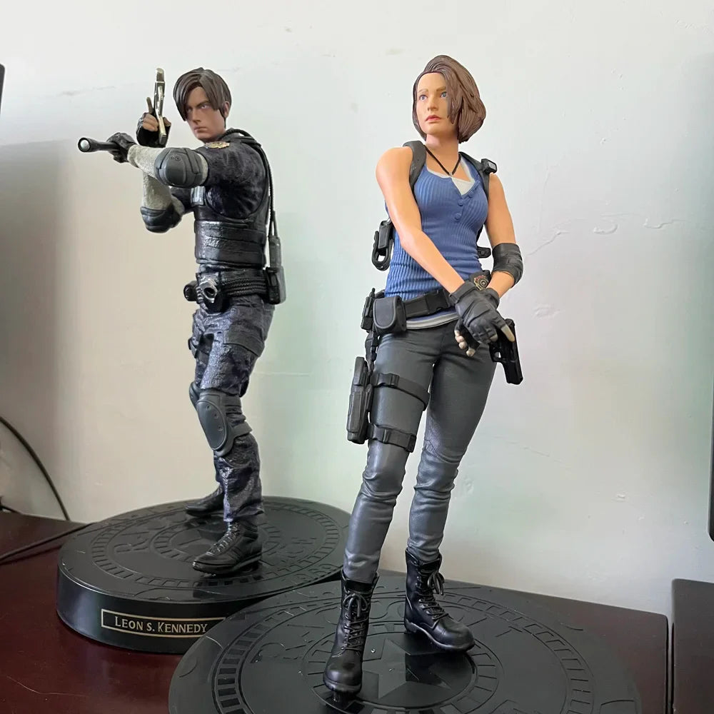 Ada Wong, Jill Valentine, Leon Scott Kennedy Figure, Resident Evil Anime Gaming Figurines 13 in