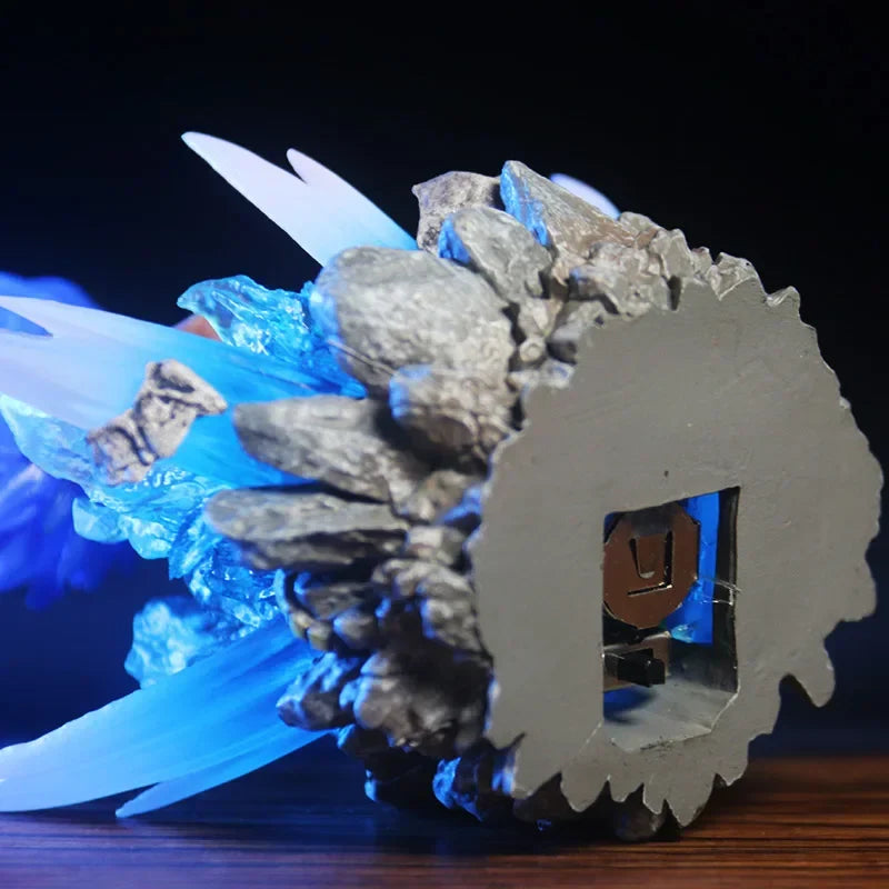 Goku Ultra Instinct and Vegeta Super Saiyan Blue LED Mini Figure, Dragon Ball Super Figurines 10 CM