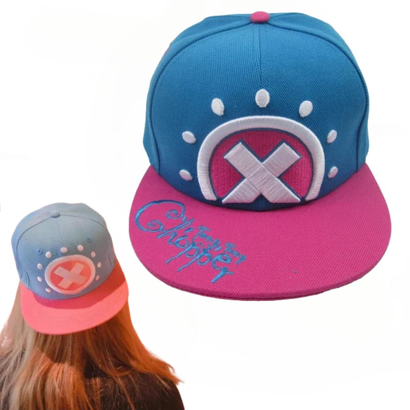 One Piece Chopper and Trafalgar Law Hat, Anime Adult Kids Baseball Cap Cosplay Prop Sun Visor
