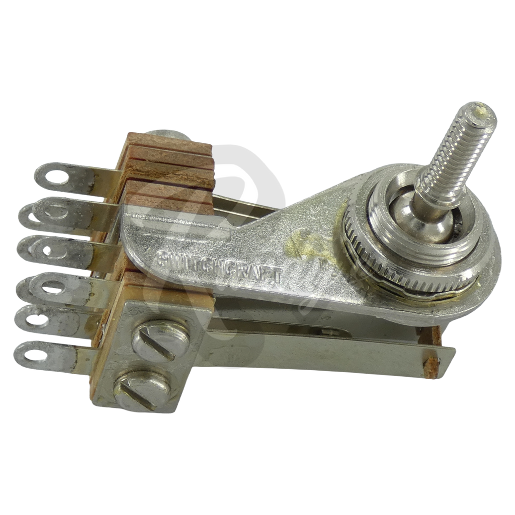 3-Way Sideways DPDT Toggle Switch for 3-Pickup Gibson® Guitars
