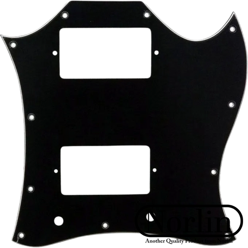 "11-Hole" Pickguard for Gibson® SG® Guitars w/ ABR-1 Bridge Posts