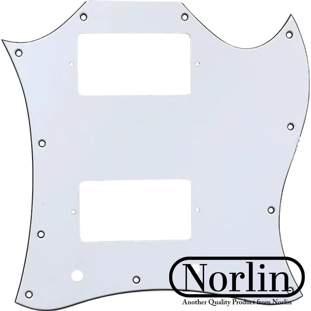 "11-Hole" Pickguard for Gibson® SG® Guitars w/ ABR-1 Bridge Posts