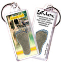 Savannah FootWhere® Souvenir Keychain. 72 pieces/ 6 assorted styles.