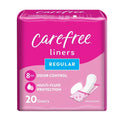 Carefree Acti-Fresh Body Shape Pantiliners Regular Unscented - 20 Liners