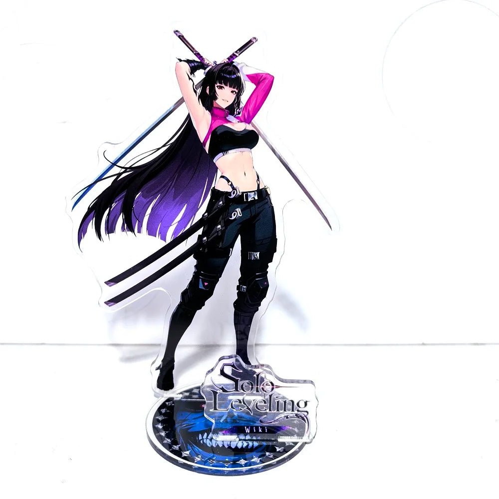 Solo Leveling Acrylic Stand, Acrylic Anime Manwha Figures and Figurines Statue 15 CM