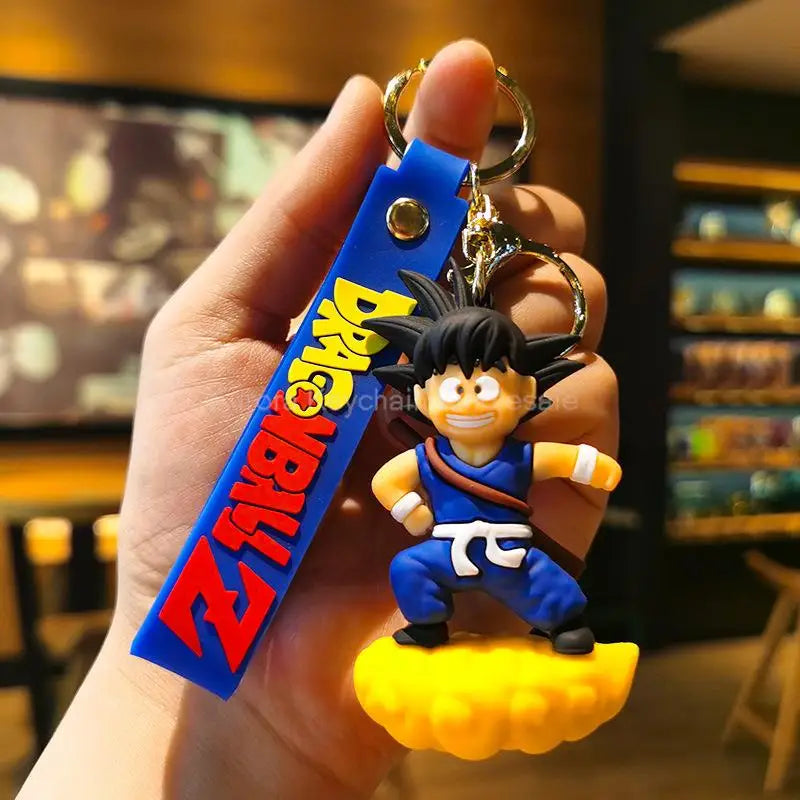 Dragon Ball Z Key Chains Anime Series Car Pendant Keyring Kids Accessories Gifts