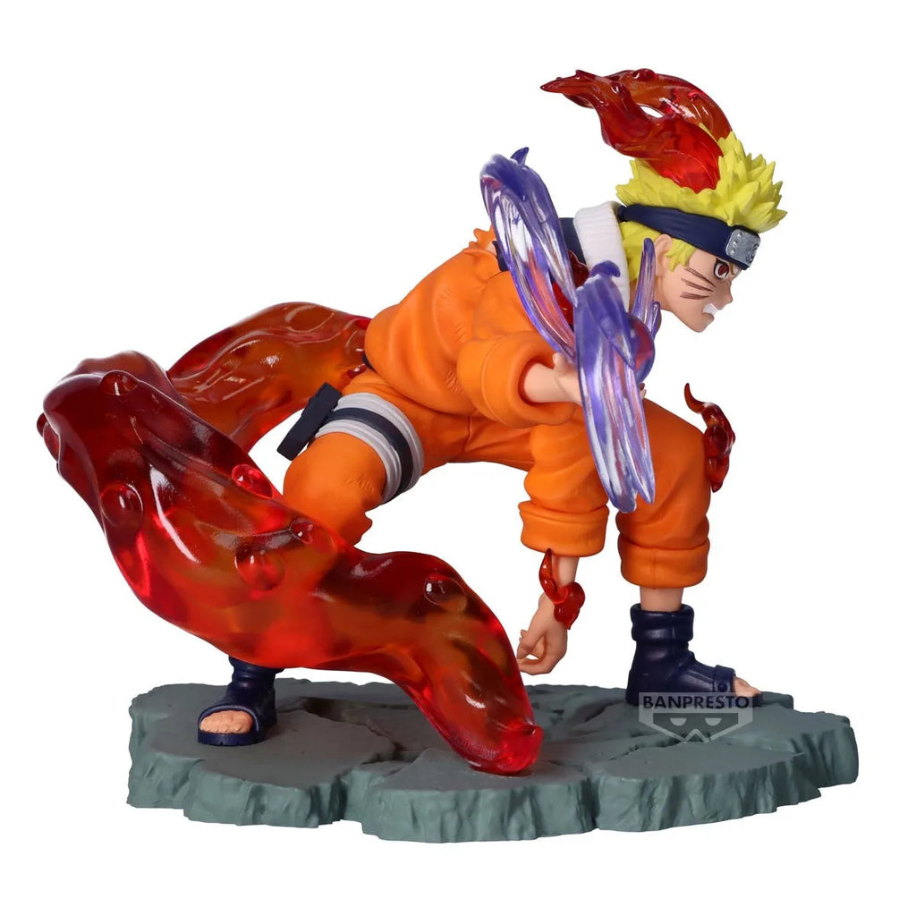 Original BANPRESTO Uchiha Sasuke vs Uzumaki Naruto Anime Figures, Naruto Shippuden Action Figurines 9 CM