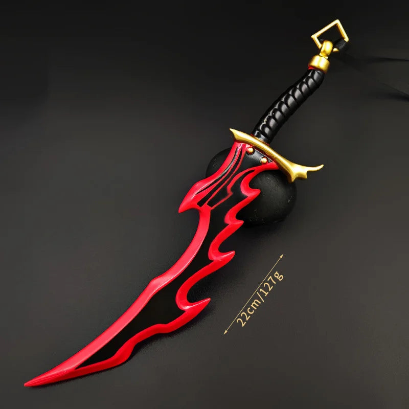 Solo Leveling Anime Manwha Sung Jinwoo Knight Killer Dagger Kasaka's Venom Fang Keychains Pendant