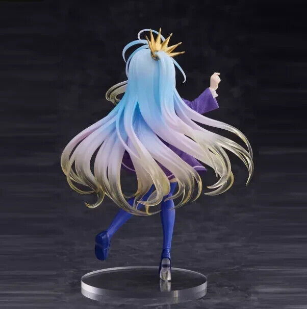 Shiro Figure, No Game No Life Figurine, Anime Toys Statues Gifts 7 in