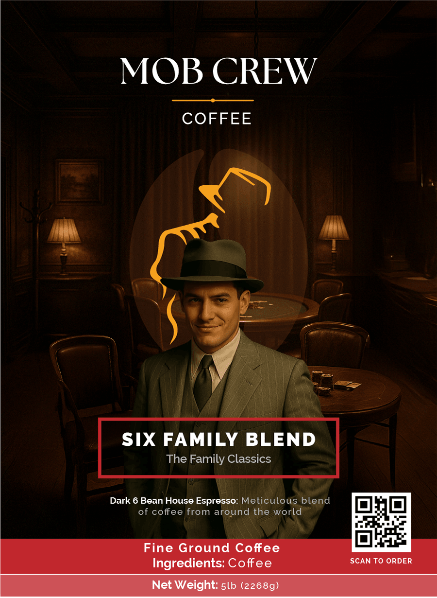 Six Family Blend Espresso Dark Roast 5lb - Experience the Depth