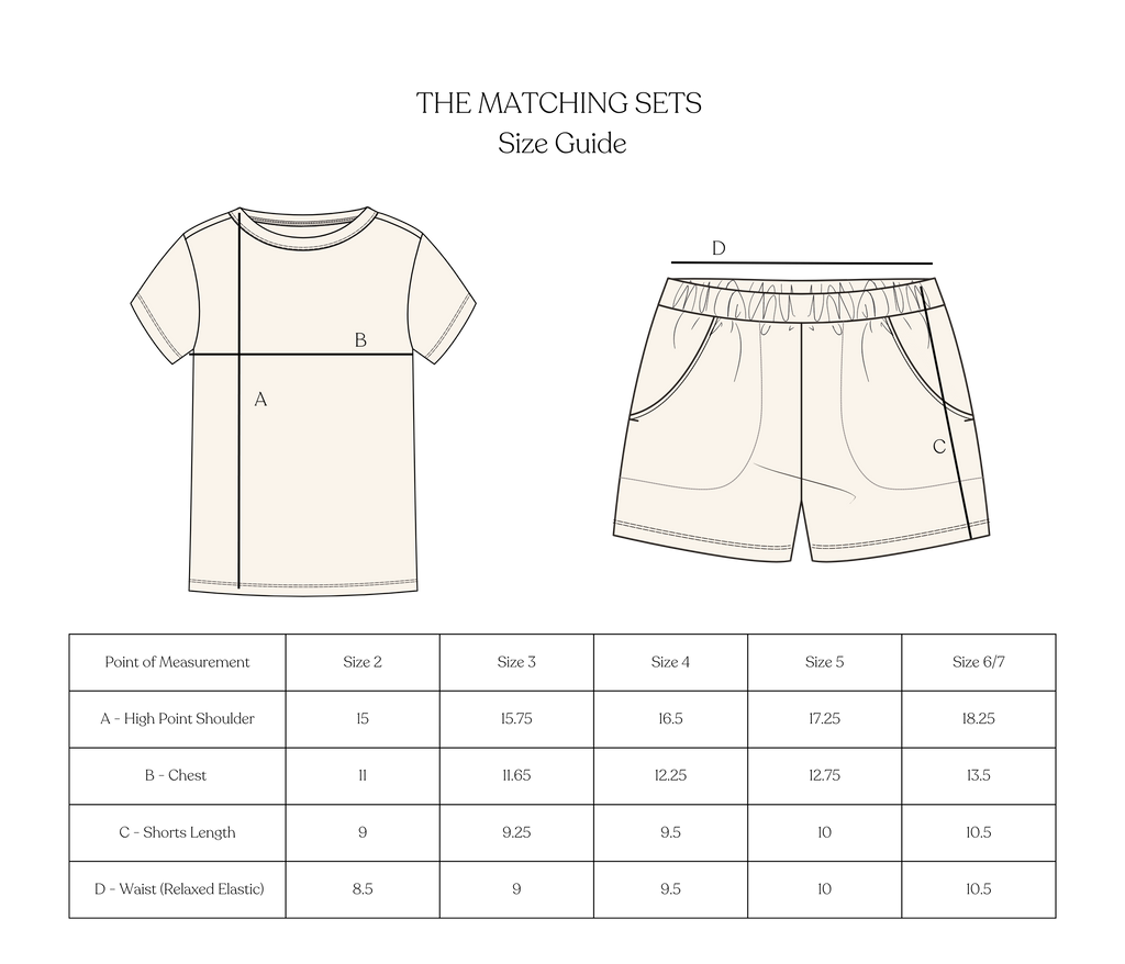 T-Shirt Set in Macaroni