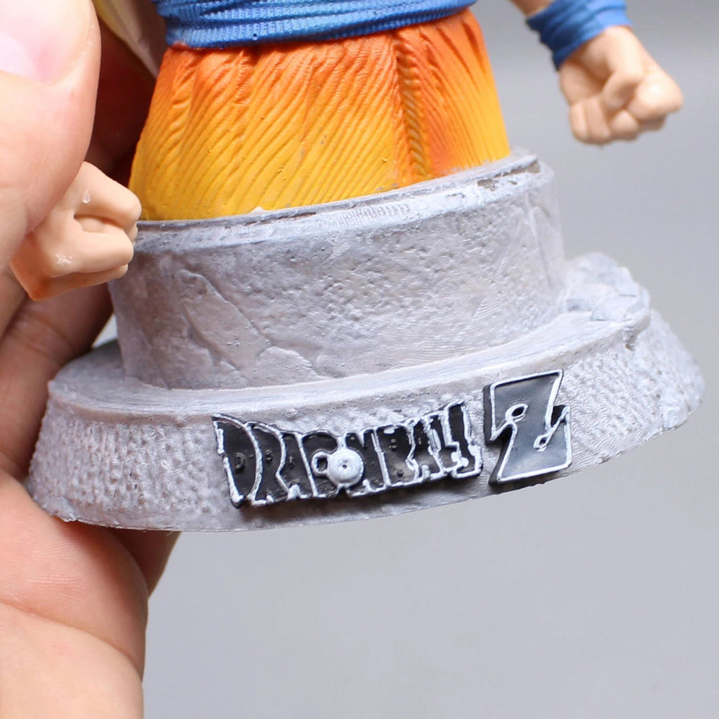 Son Goku Super Saiyan 3 Half Bust Anime Figure, Dragon Ball Z Figurines PVC Statue Collection 20 cm